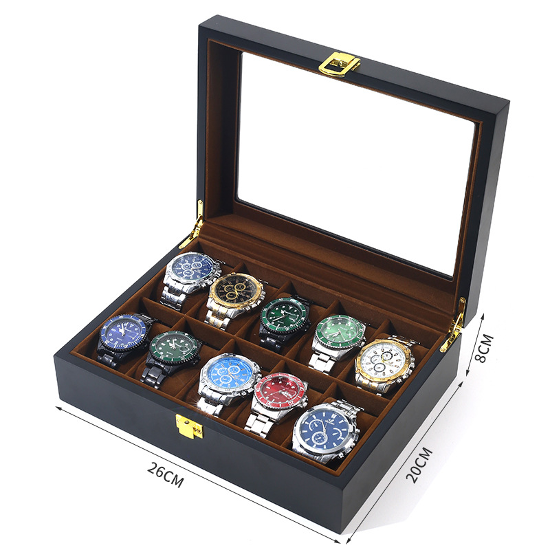 Jewelry Box That Holds Watches - Caja de reloj de madera hecha