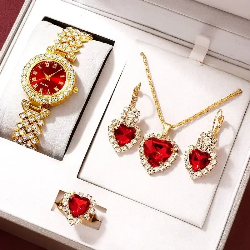 Jewelry Watches Luxury - Reloj de lujo dorado para mujer,