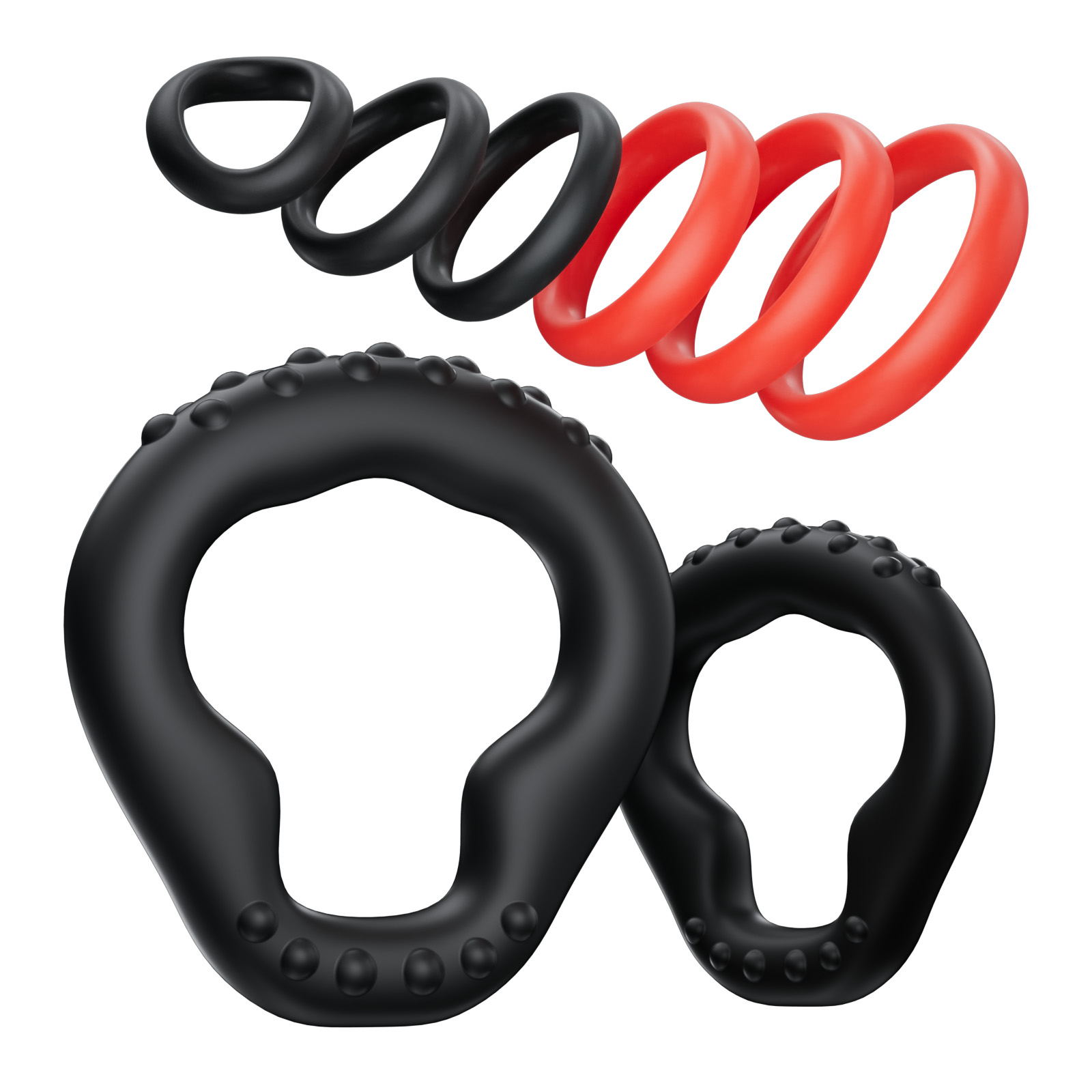 Couple Ring Set - KUSHOR - Juego de 8 Anillos