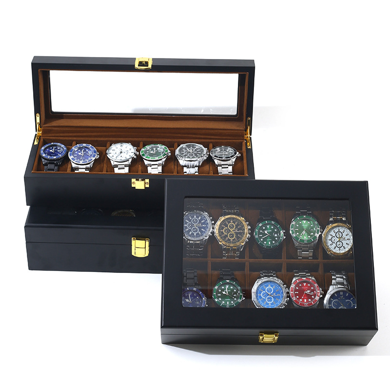 Caja de reloj de madera hecha  - Jewelry Box That Holds Watches reseña y precio