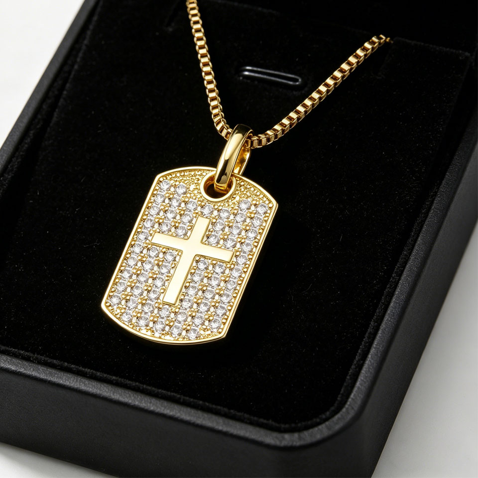Collar con Colgante VANAXIN Ic - Mens Dog Tag Necklace reseña y precio