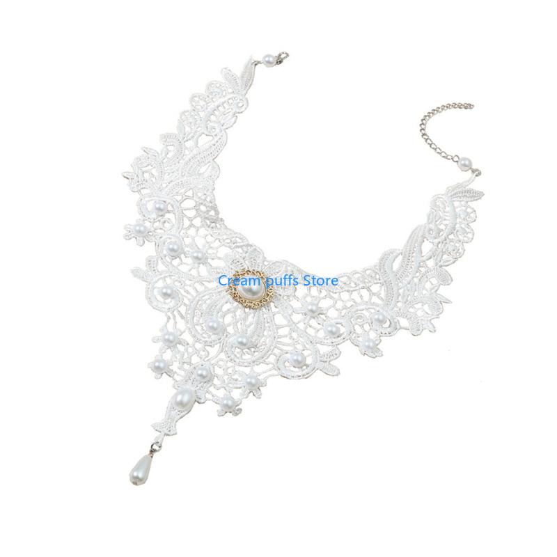 Gargantilla encaje 50LE, garga - Crystal Choker Necklace reseña y precio