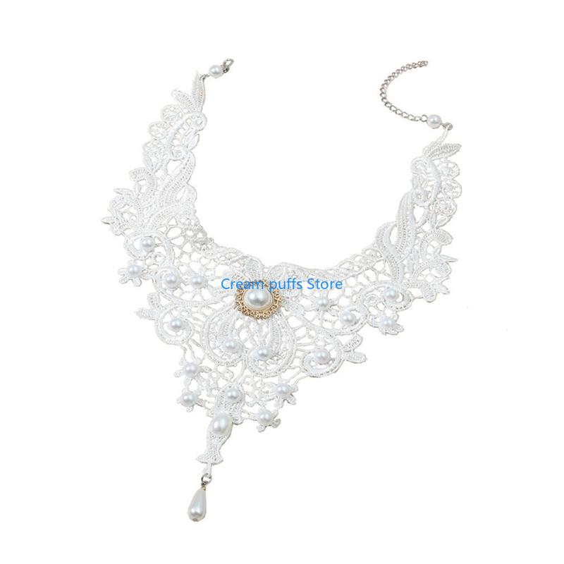 Gargantilla encaje 50LE, garga - Crystal Choker Necklace reseña y precio