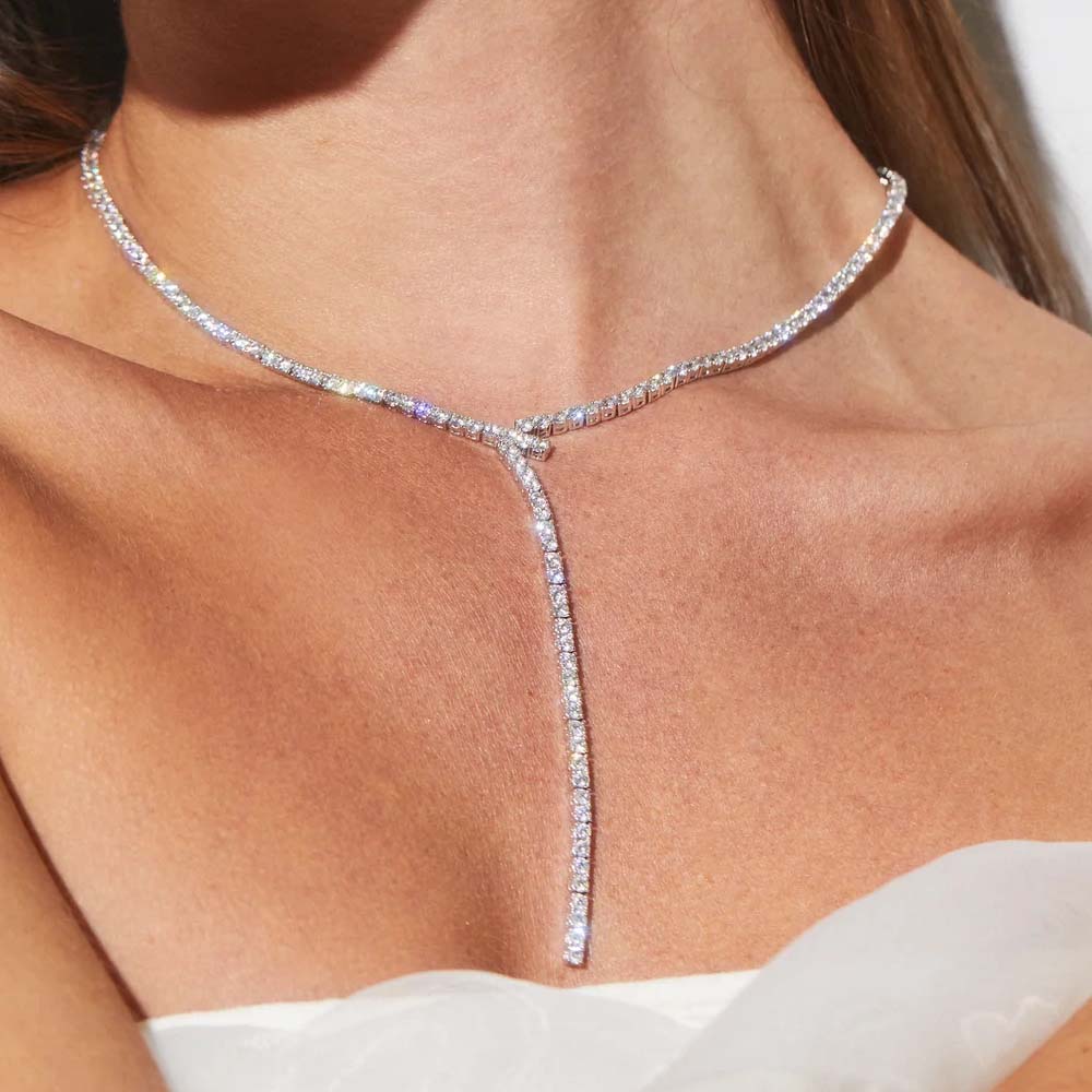 Stonenfans-collar de cadena de - Crystal Choker Necklace reseña y precio