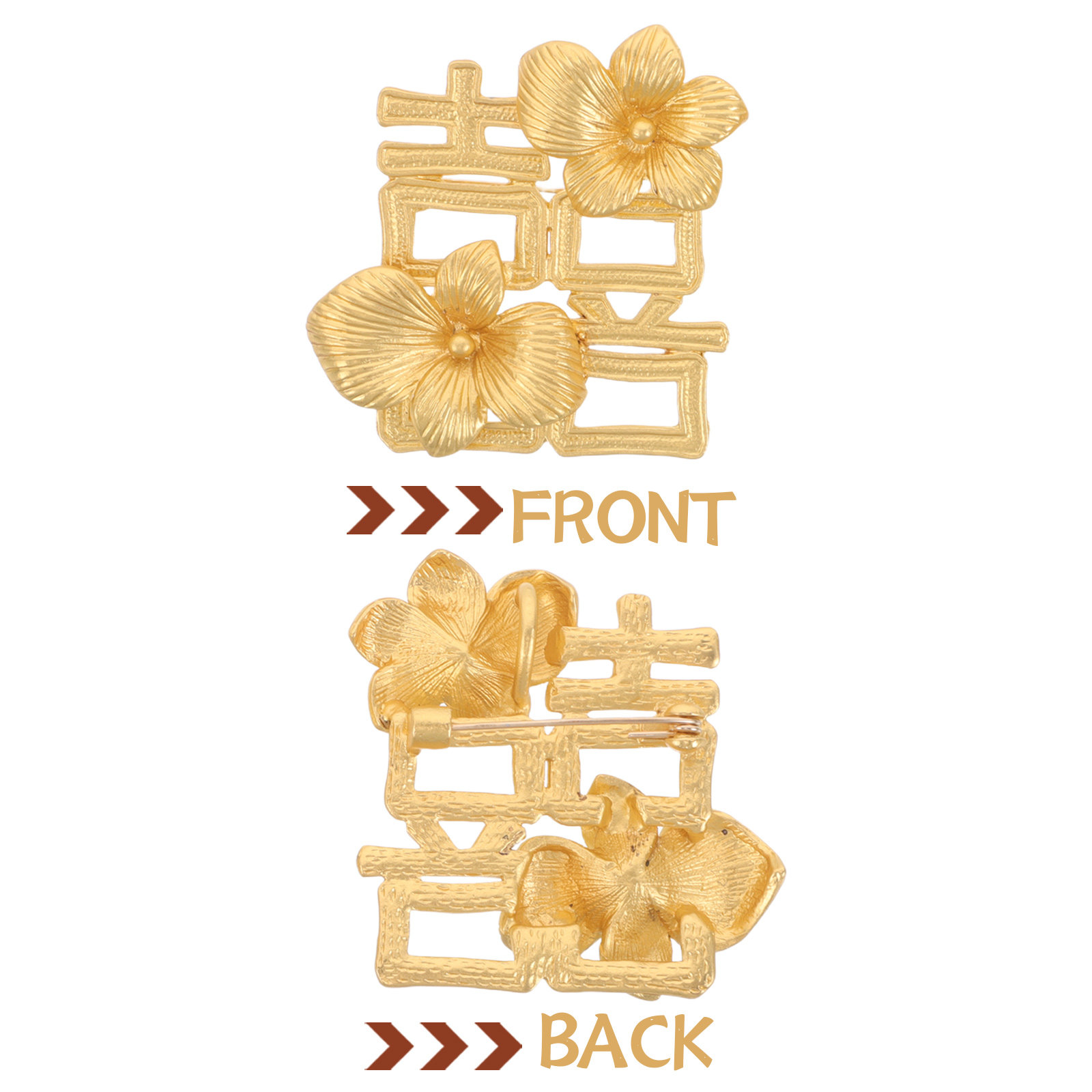 2 Broches de Boda con Diseño F - Vintage Brooch Pin reseña y precio