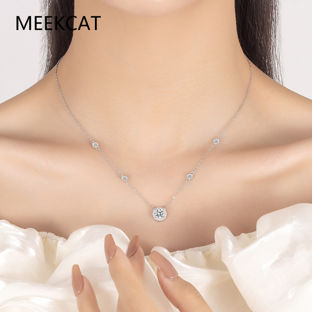 Collares de Moissanita de 1/2/ - Crystal Choker Necklace reseña y precio