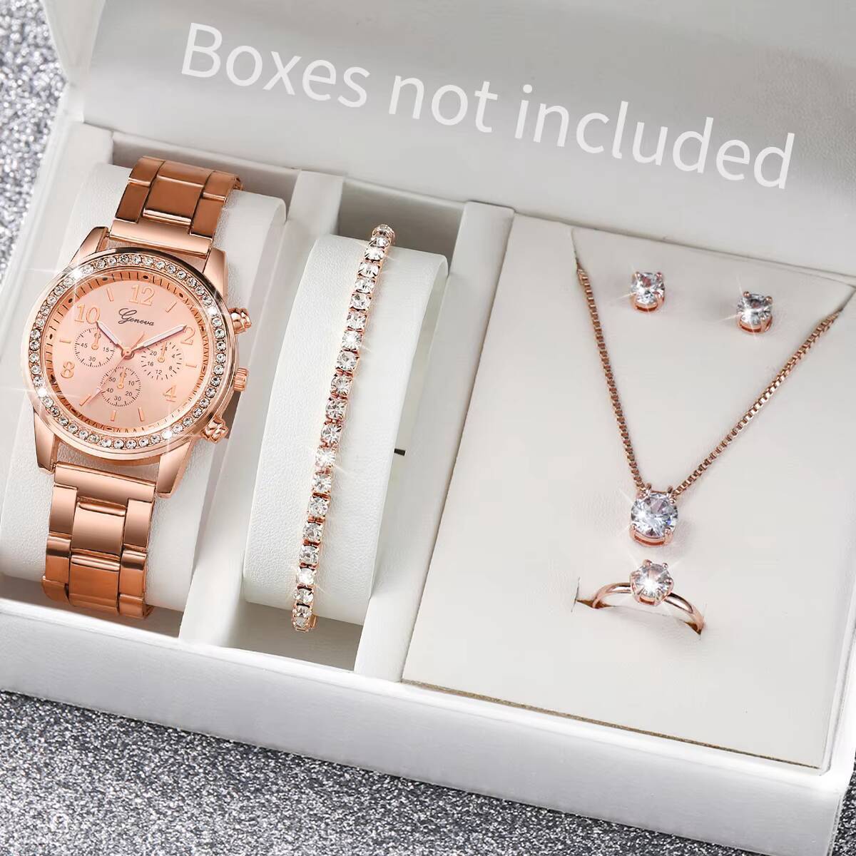 Juego de 6 relojes de pulsera  - Mystery Jewelry Jar Watches reseña y precio