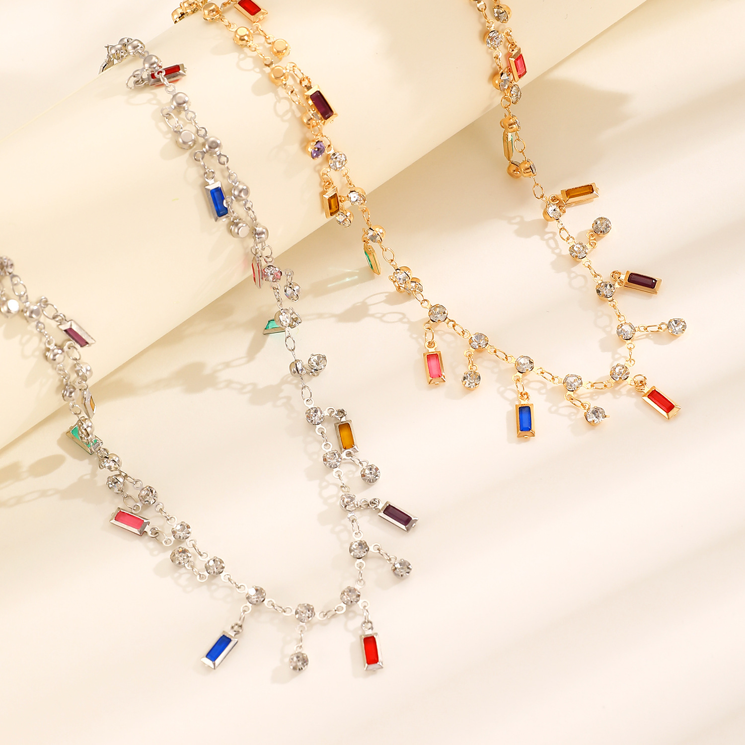 Collar de Borlas de Cristal Co - Crystal Choker Necklace reseña y precio