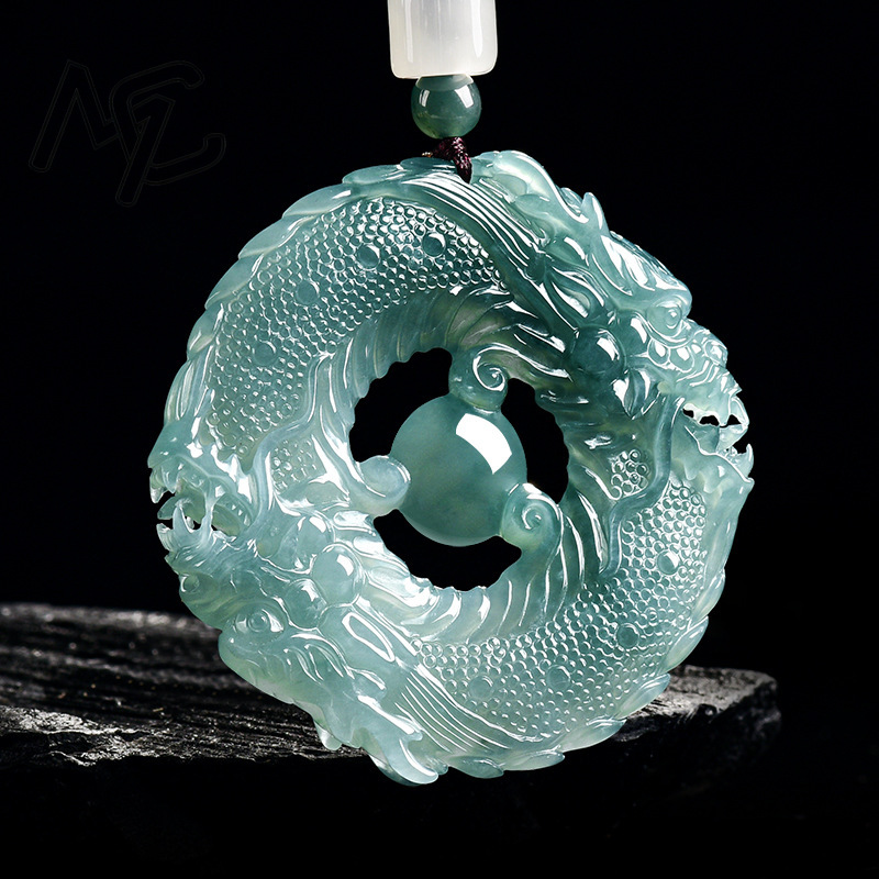 Colgante de Jadeíta Natural co - Jewelry & Watches Company reseña y precio