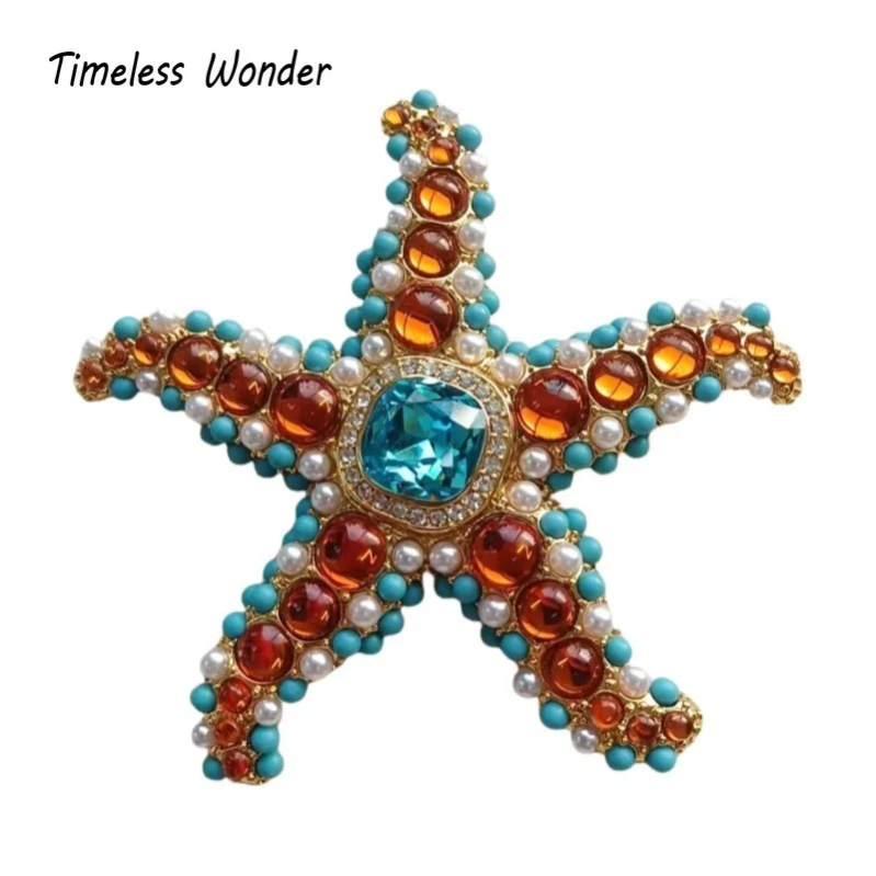 Broche de estrella de mar de c - Vintage Brooch Pin reseña y precio