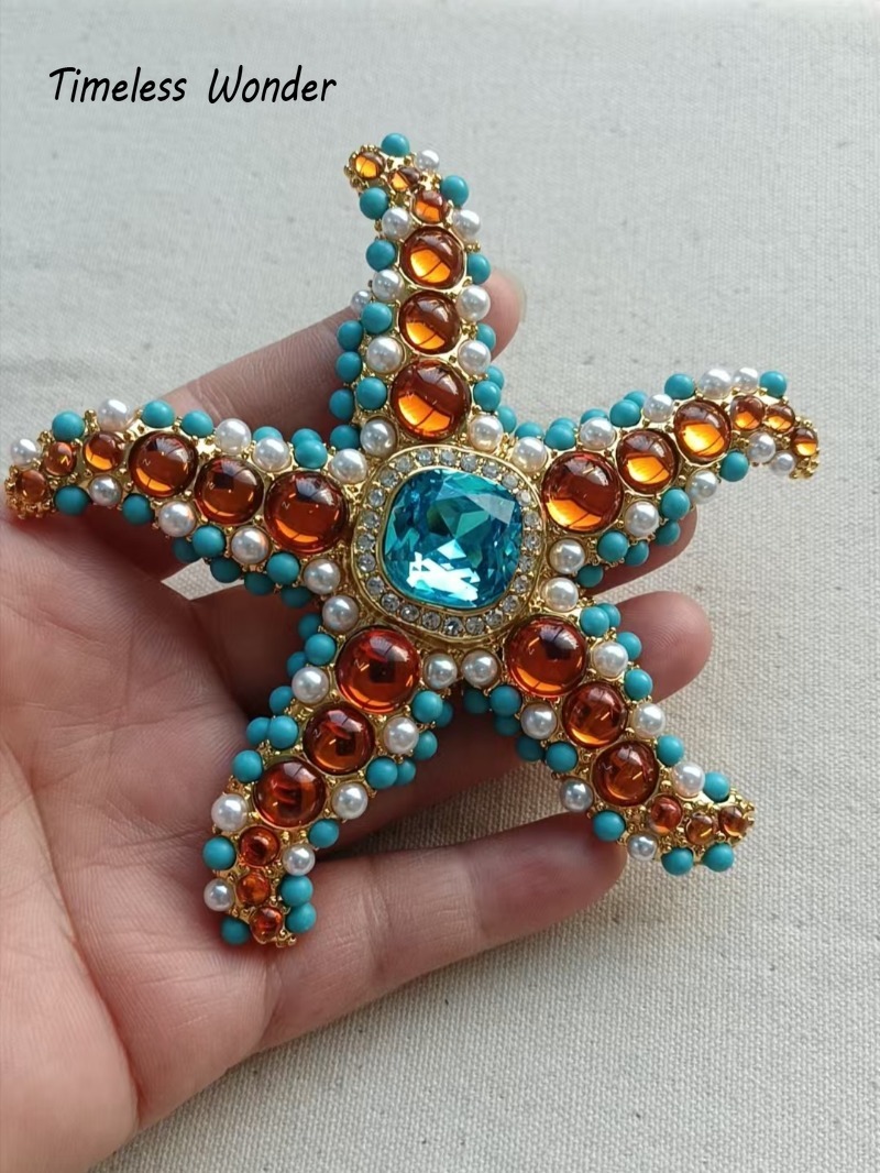 Broche de estrella de mar de c - Vintage Brooch Pin reseña y precio