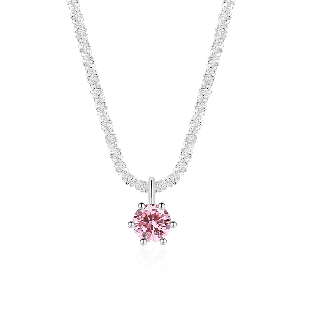 Collar de Plata S925 con Moiss - Crystal Choker Necklace reseña y precio