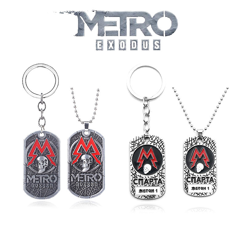 Juego Metro Exodus 2033 llaver - Mens Dog Tag Necklace reseña y precio