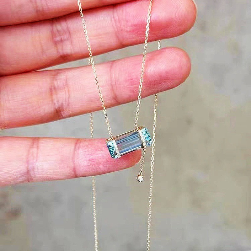 Collar con colgante de circoni - Crystal Choker Necklace reseña y precio