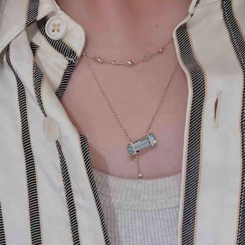 Collar con colgante de circoni - Crystal Choker Necklace reseña y precio