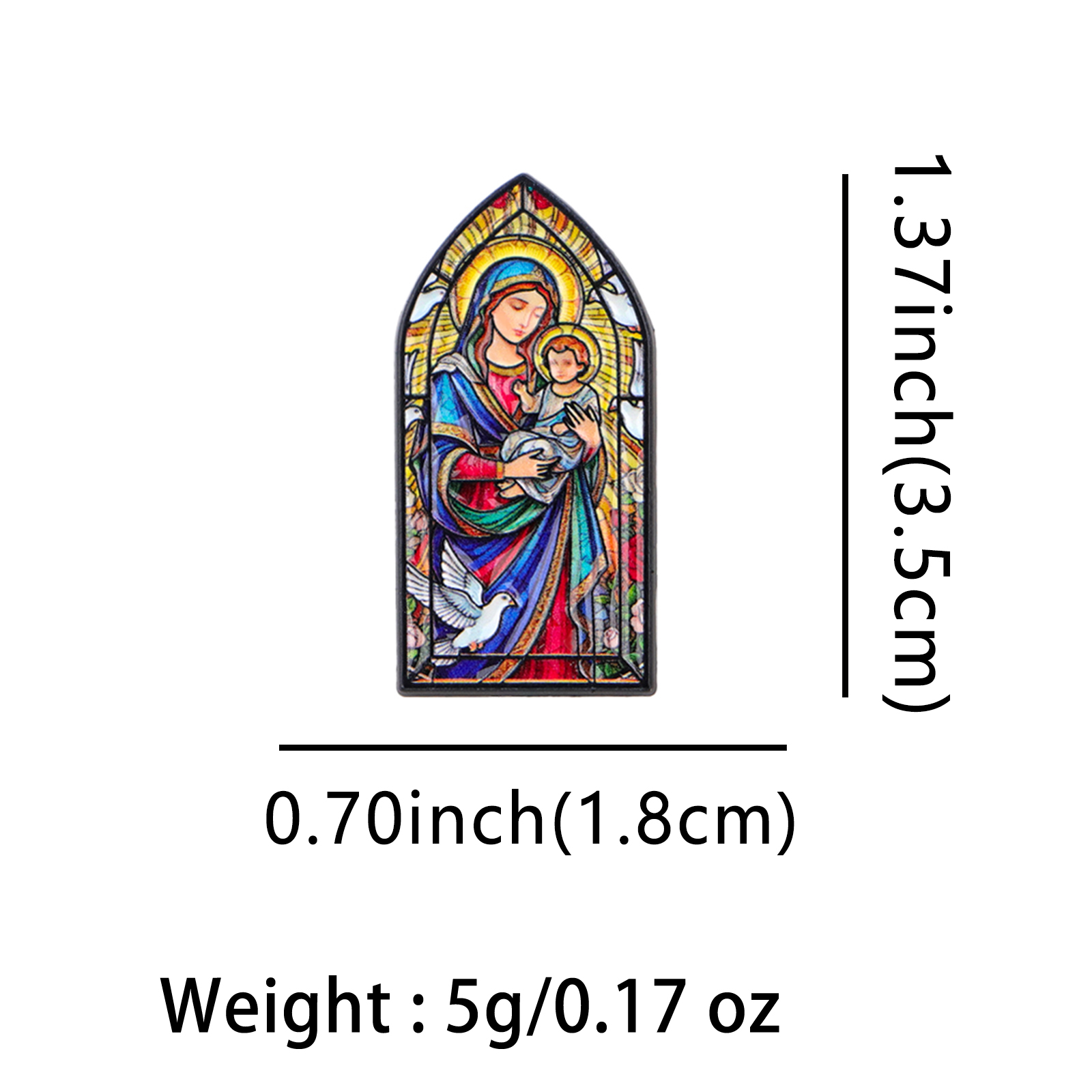 Broches vintage de la Virgen M - Vintage Brooch Pin reseña y precio