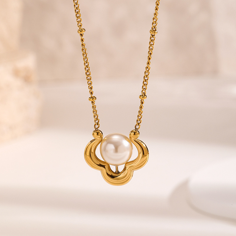 Collar con colgante de perlas  - Crystal Choker Necklace reseña y precio