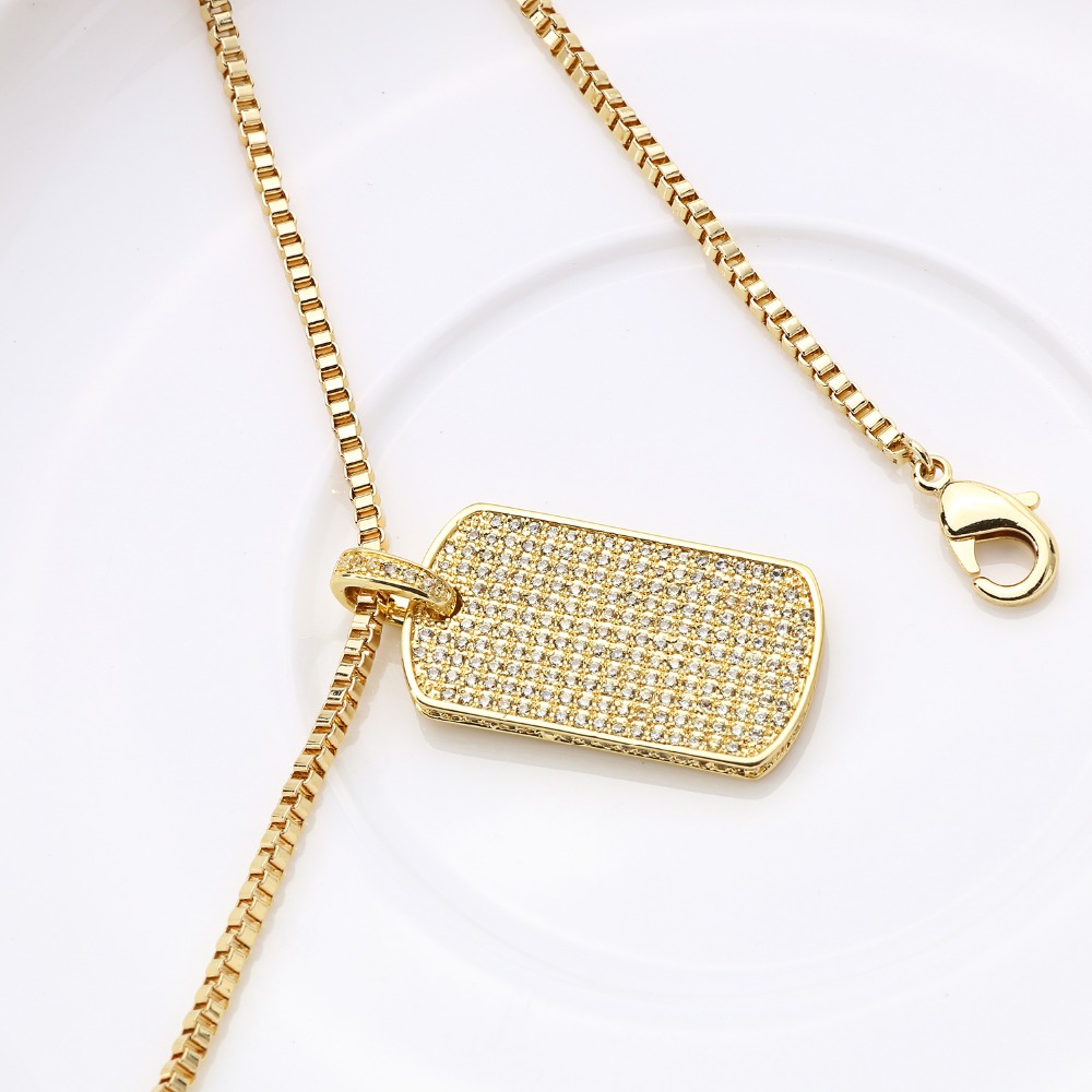 VANAXIN-collar con colgante pa - Mens Dog Tag Necklace reseña y precio