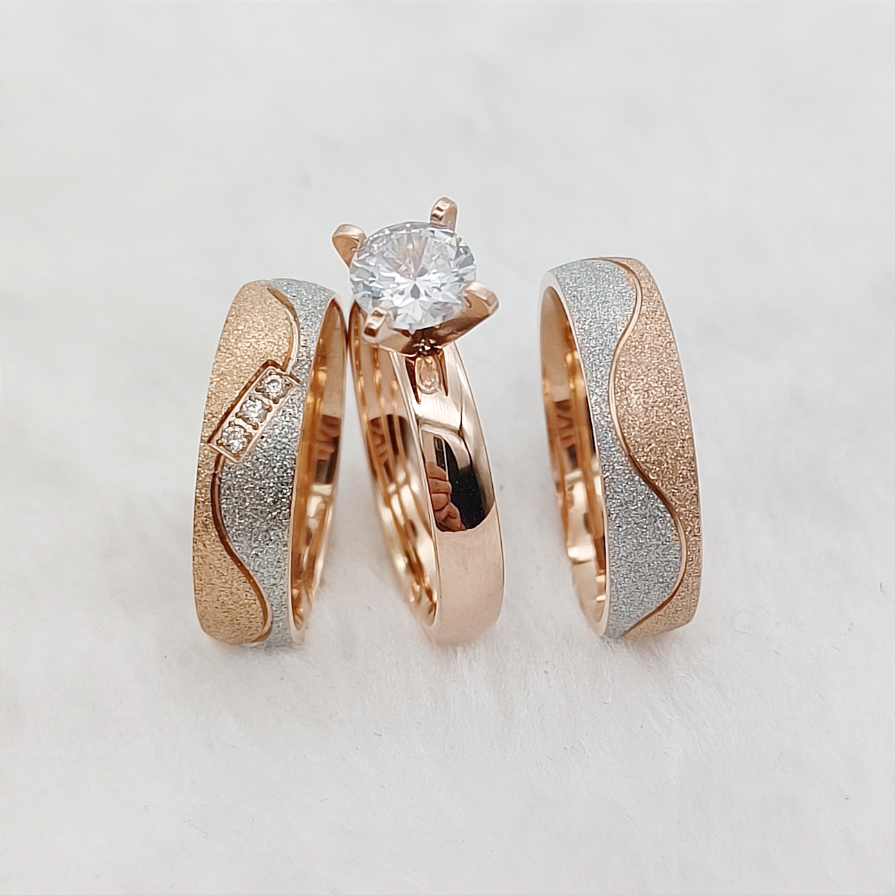Propuesta 3 uds promesa de mat - Couple Ring Set reseña y precio
