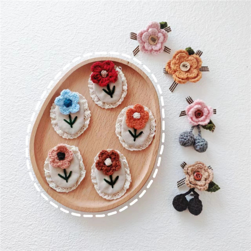 Broche de flor de hilo tejido  - Vintage Brooch Pin reseña y precio