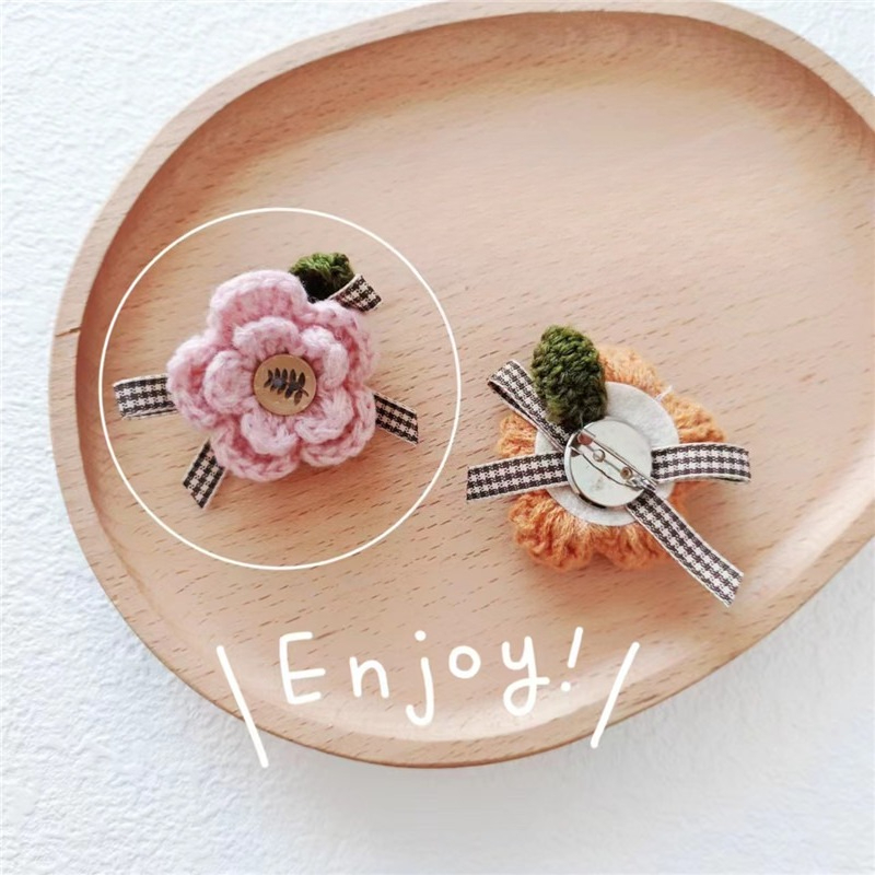 Broche de flor de hilo tejido  - Vintage Brooch Pin reseña y precio