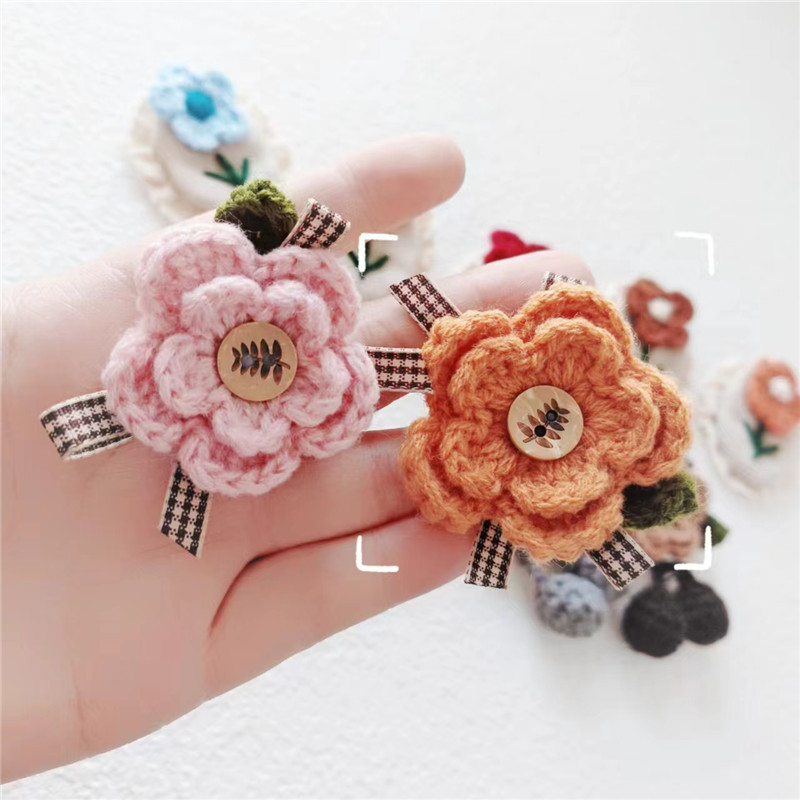 Broche de flor de hilo tejido  - Vintage Brooch Pin reseña y precio
