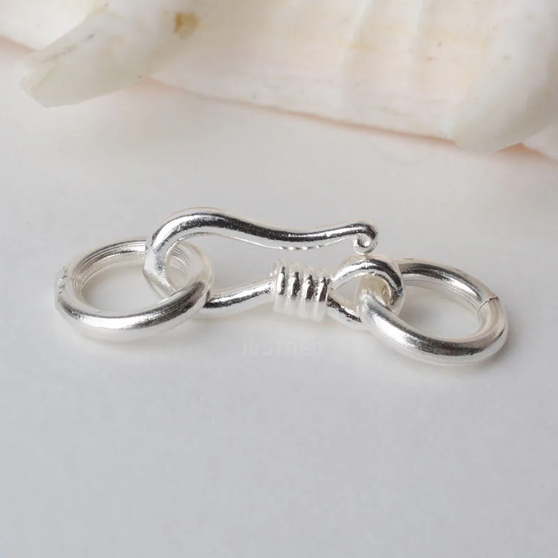 Cierre de pez con gancho y ojo - Sterling Silver Ring reseña y precio