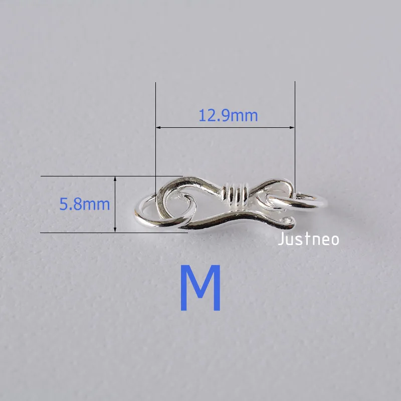 Cierre de pez con gancho y ojo - Sterling Silver Ring reseña y precio