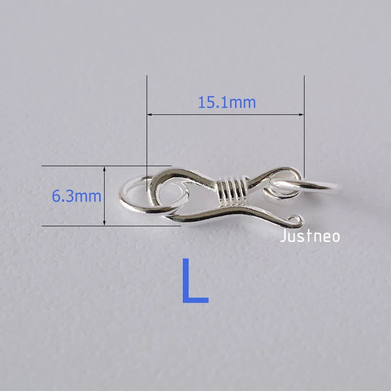 Cierre de pez con gancho y ojo - Sterling Silver Ring reseña y precio